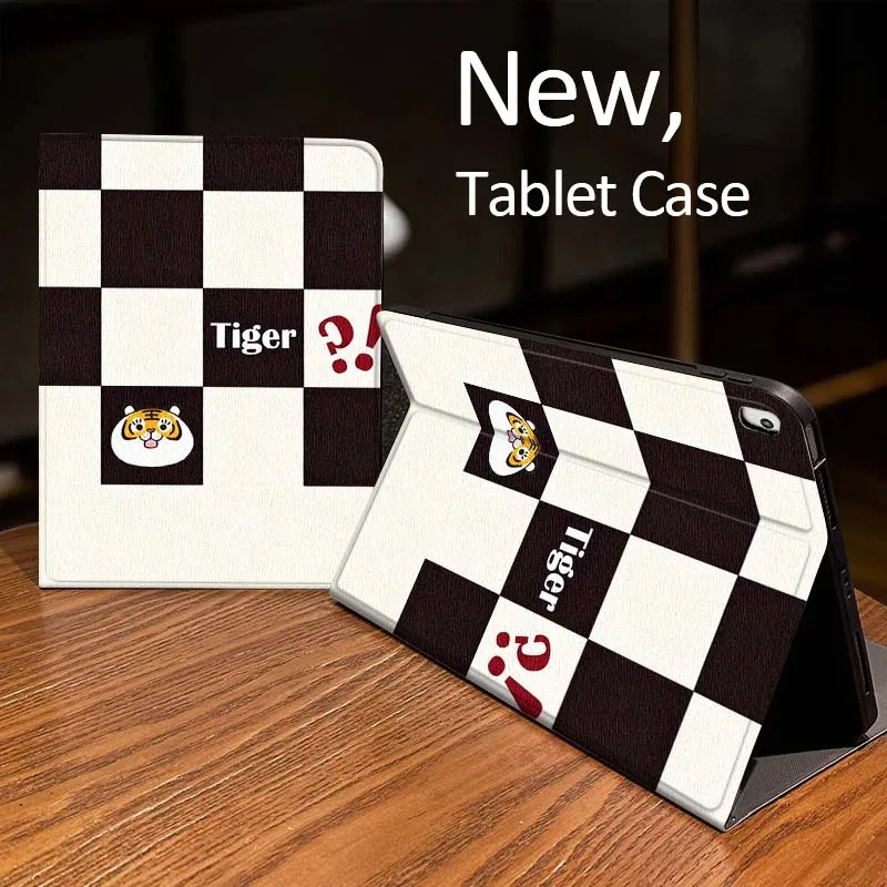 أسود أبيض النمر نمط لباد برو 10th 11th 5th 6th 7 8 9 2 gen 11 13 M4 M5 10.2 9.7 12.9 10.5 10.9 بوصة اللوحي