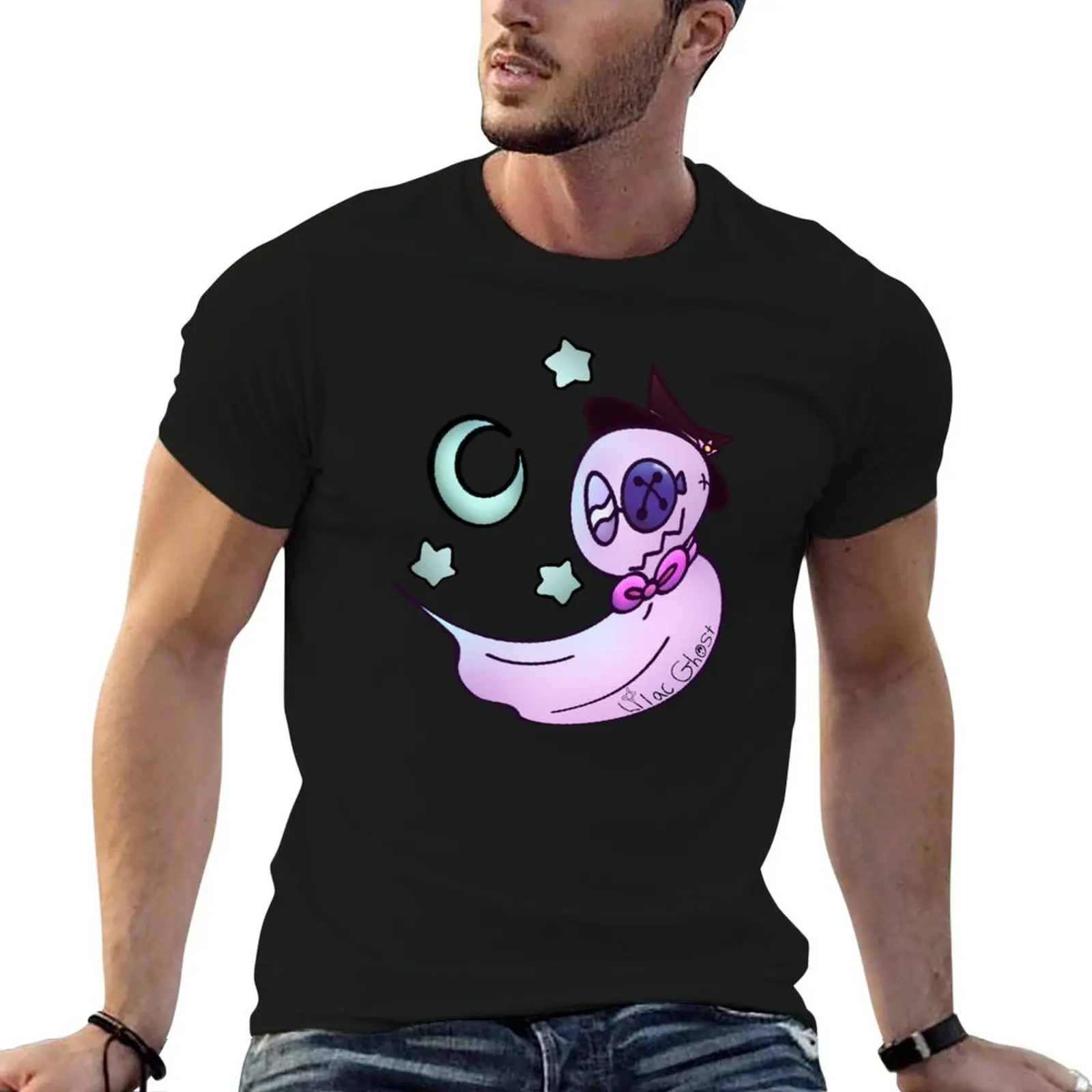 

The Lilac Ghost Transparent T-Shirt t shirts for man pack white essential t shirt T-Shirt