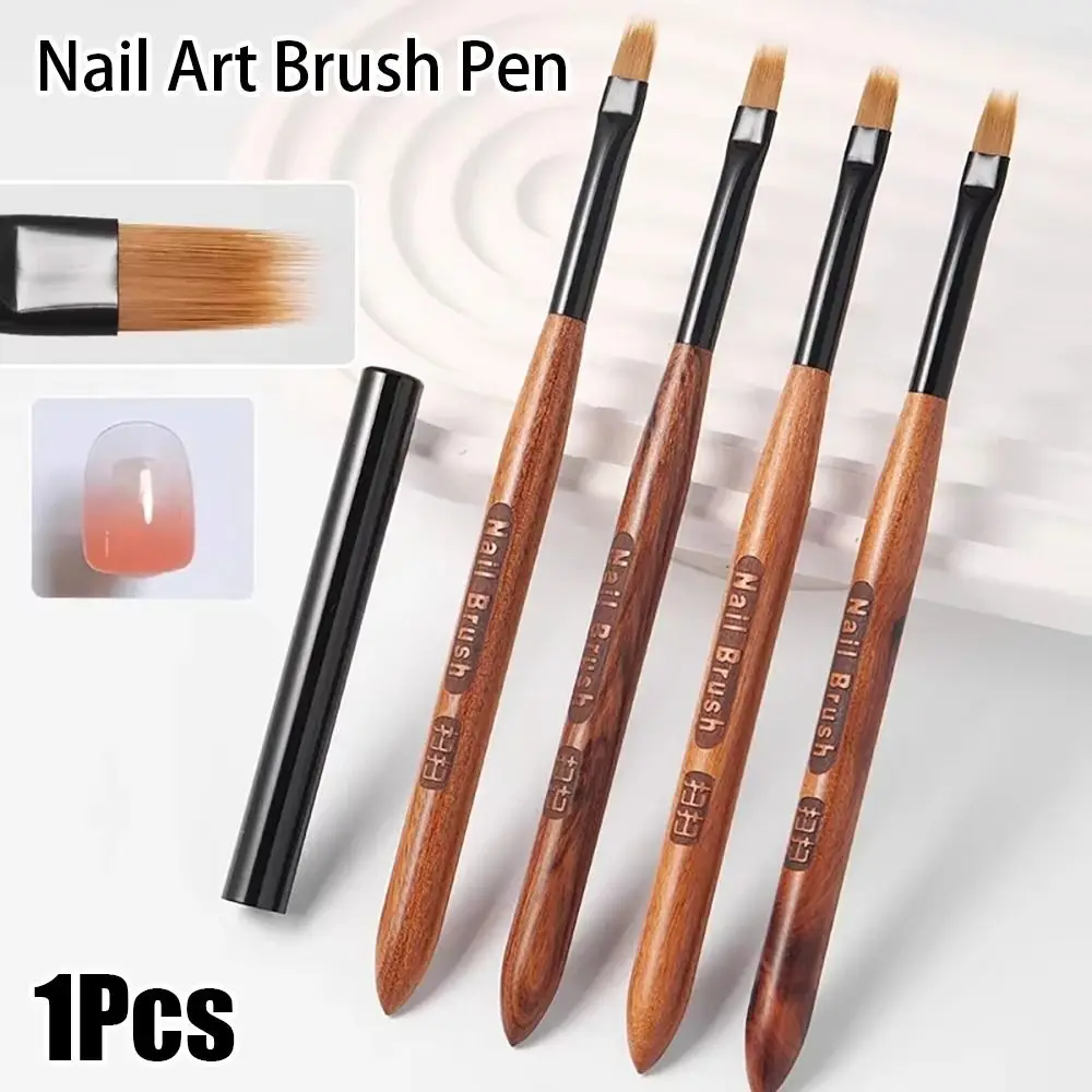 Durable 1Pcs Nail Glue Phototherapy Pen UV Gel Brush Pen DIY Acrylic Brush Professionnal Gradient Nail Art Brushes Manicure Tool