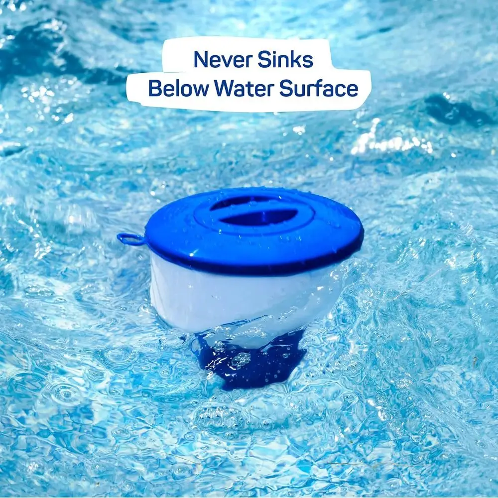 Enduring Adjustable Flow Vents Pool Floating Dispenser 7 Inch Floating Design Pool Chlorine Floater ABS Chemical Dispenser
