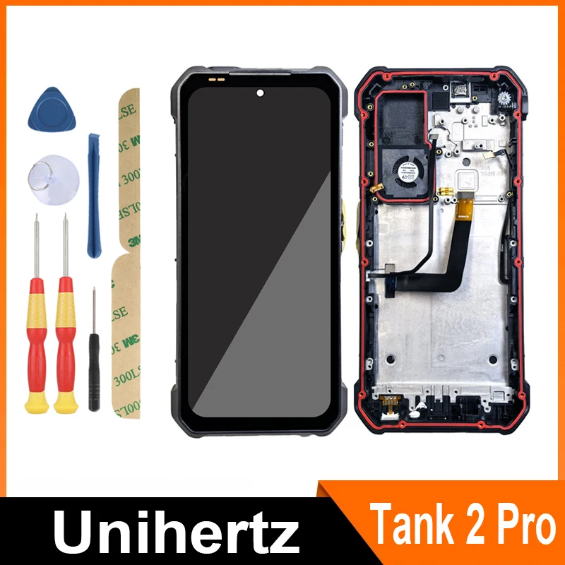 For Unihertz 8849 Tank 2 Pro/Tank Jelly Max/Tank Jelly Star/Tank Mini/Tank 3 / LCD Display + Touch Screen + With Frame
