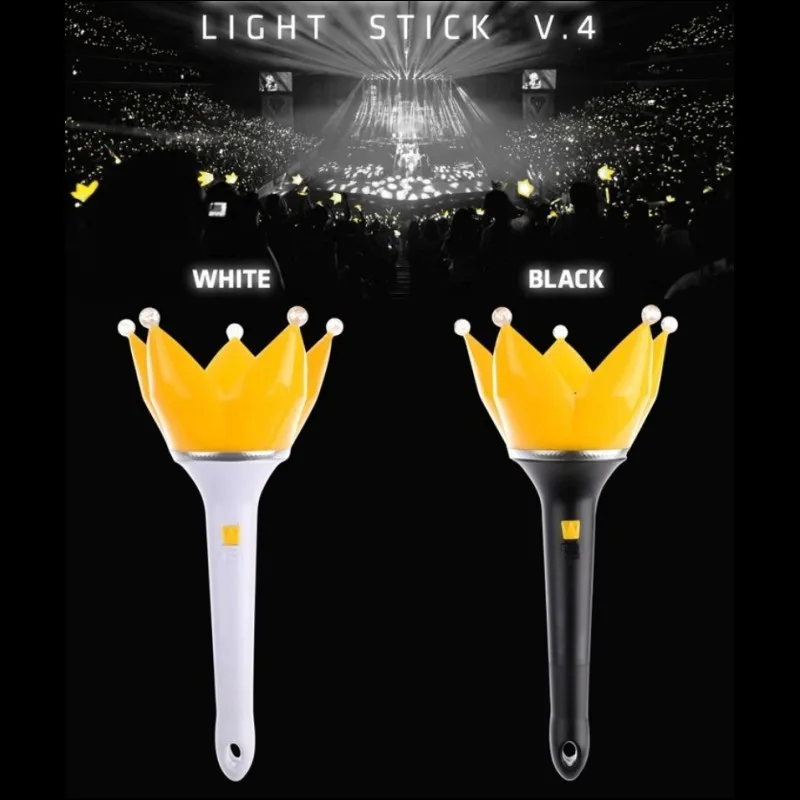 Bigbangs Lightstick Crown Lamp Ver.4 Lightstick Support Lamp Concerts Glow Lamp Fands Glow Stick Supplies Flash Toys Item Type