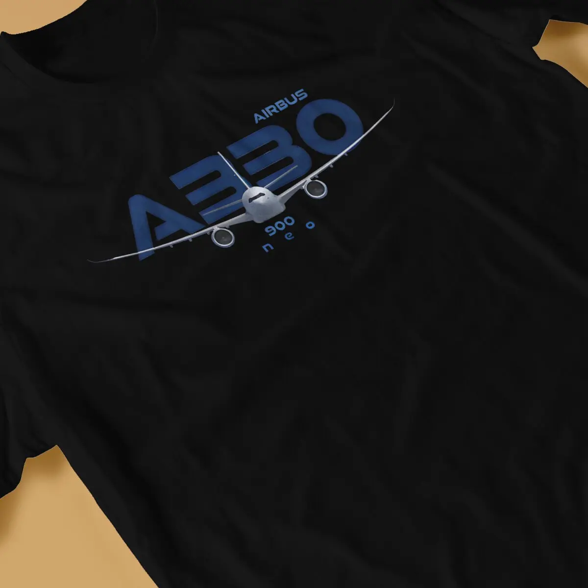 Airbus Creative TShirt for Men A330 900 Neo Round Collar Basic T Shirt Distinctive Birthday Gifts OutdoorWear