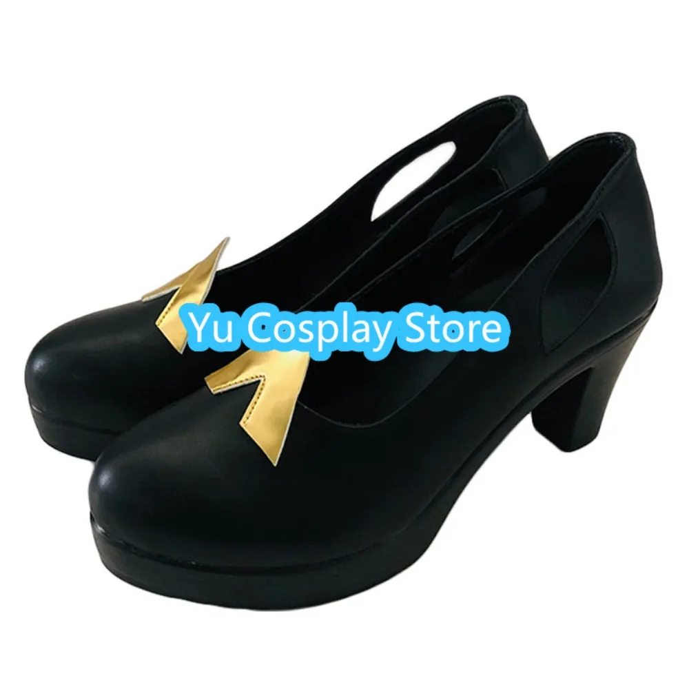Yu Cosplay Store Genshin Impact Ningguang Opulent Splendor Cosplay Shoes Anime Cosplay Shoes Boots Halloween Costumes Props
