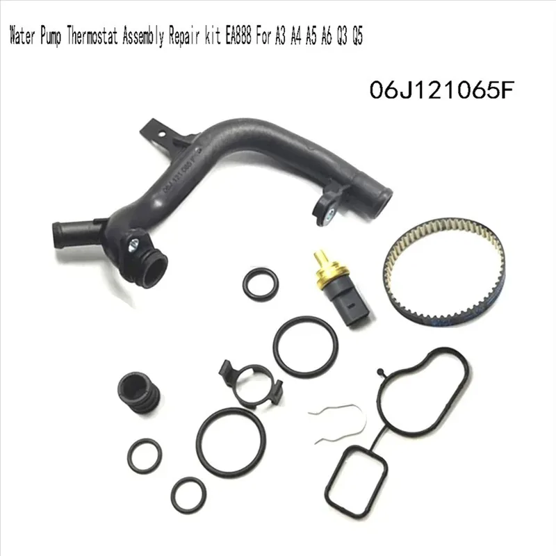 AYV For Water Pump Thermostat Assembly Repair Kit EA888 for Golf 6 GTI MK6 Passat A3 A4 A5 A6 Q3 Q5 06J121065F