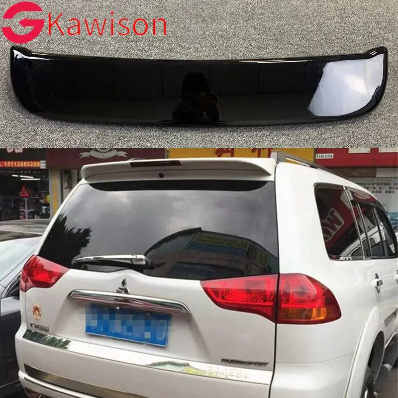 For Mitsubishi pajero sport Spoiler 2008-2014 High Quality ABS Material Car Rear Wing Primer Color Rear Spoiler