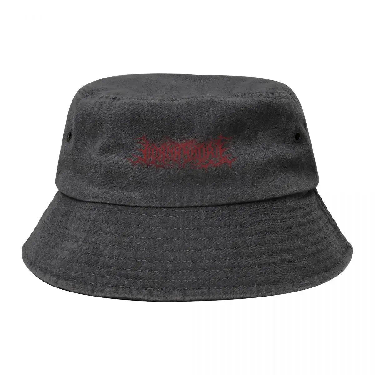 

Lorna shore logo in red Bucket Hat Anime Hat Uv Protection Solar Hat fashionable Luxury Brand Male Women's