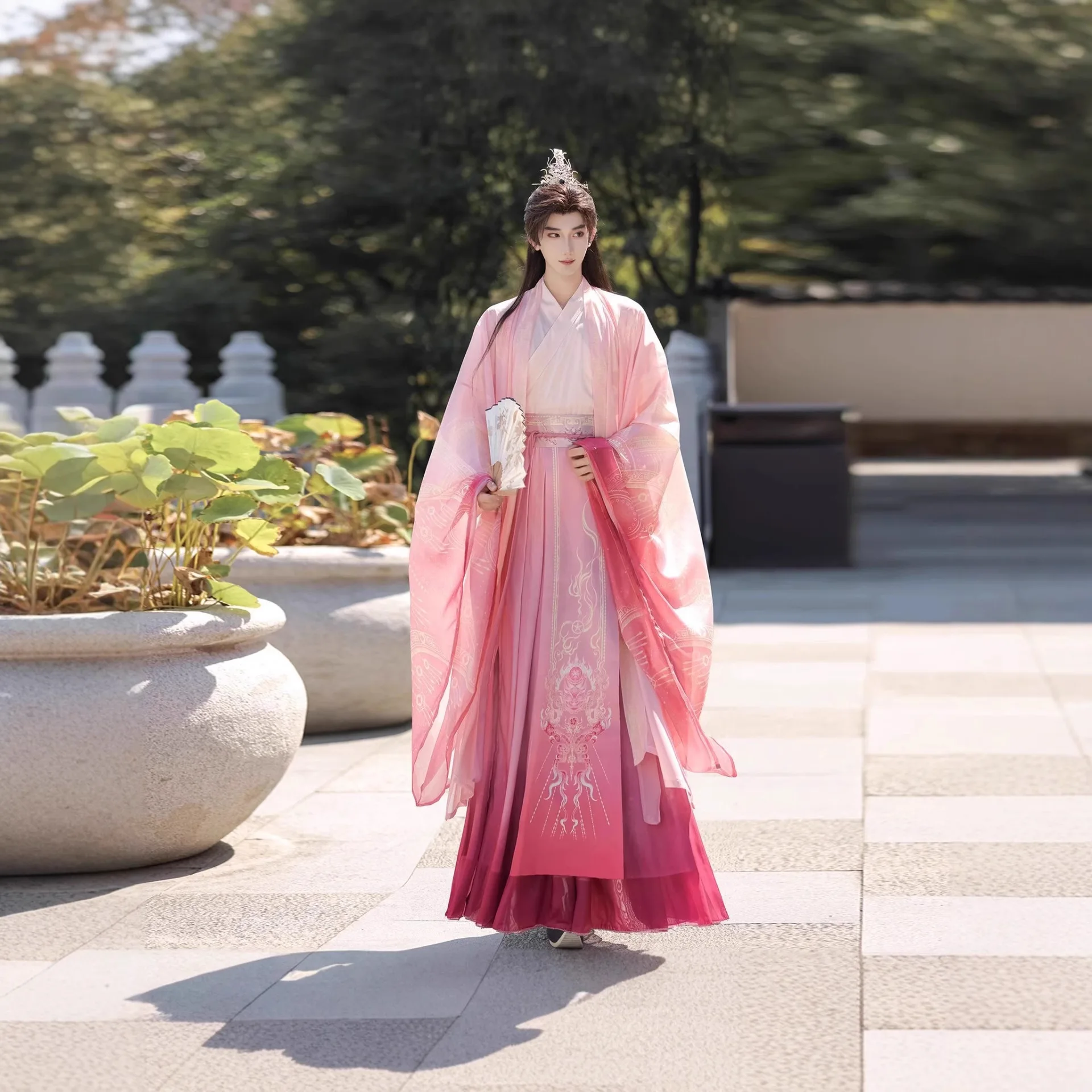 

Оригинальный костюм Ханьфу 2025: Новинка в стиле Вэй-Цзинь, костюм для косплея в стиле древних китайских народных традиций, для женщин и мужчин