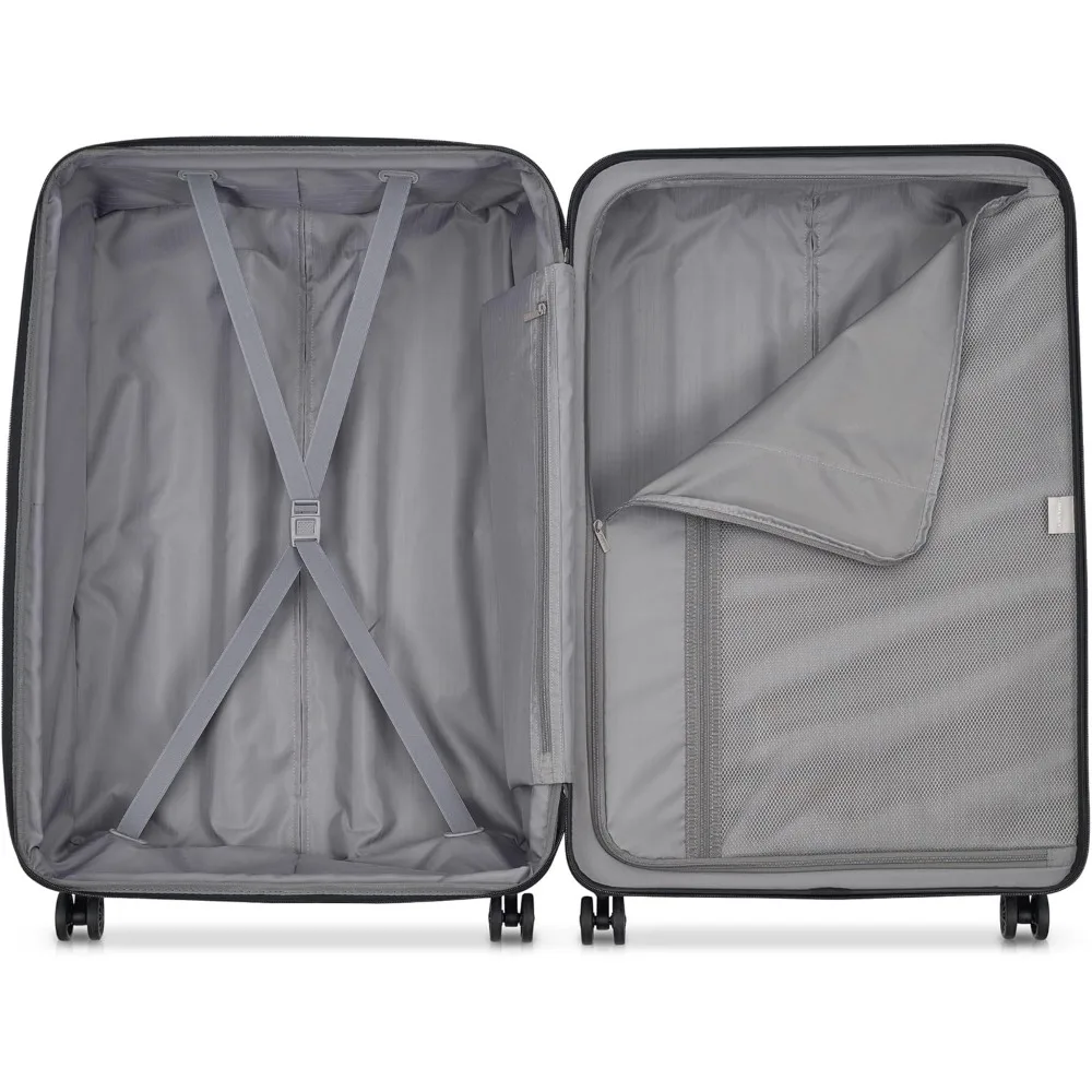 Expandable Spinner Luggage with Hardside, 28 Inch Large, Latte Color, Aero Design for Travel