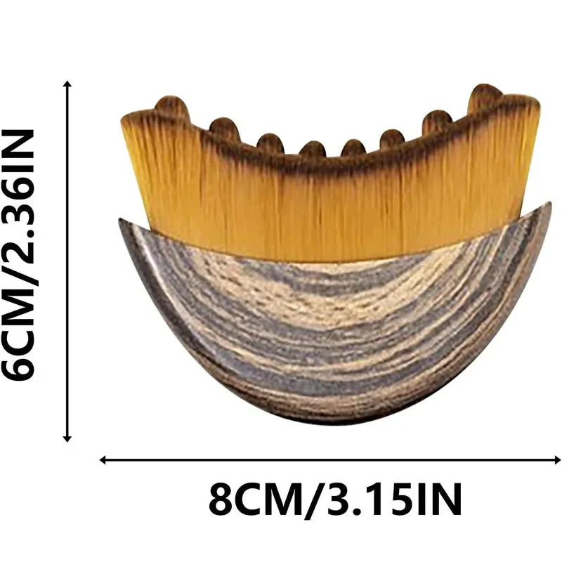 눈과 목 관리를 위한 림프 배수 페이셜 스컬프팅 브러시, 림프 윤곽을 위한 재생적인 괄사 페이셜 도구