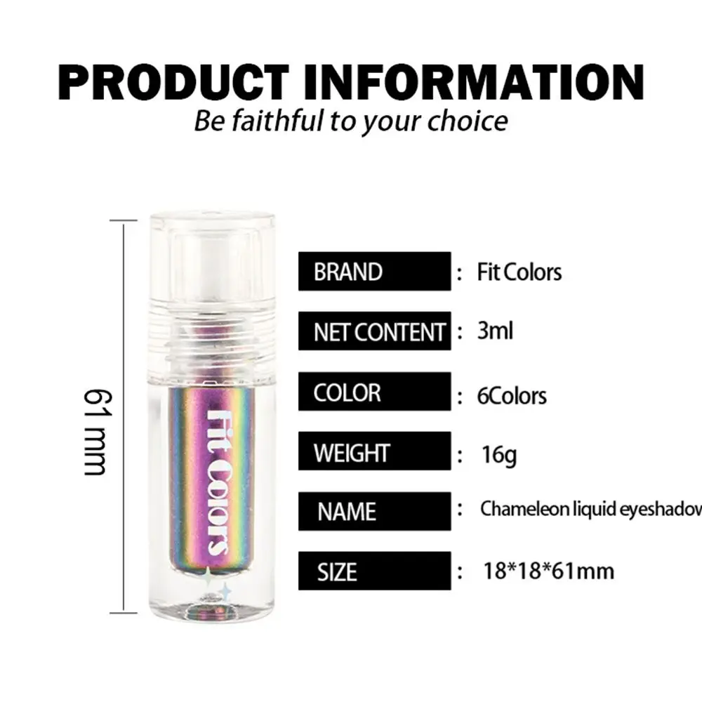 Glitter Long-lasting Holographic Multi-Dimensional Eye Looks Liquid Lipsticks Metallic Liquid Glitter Eyeshadow