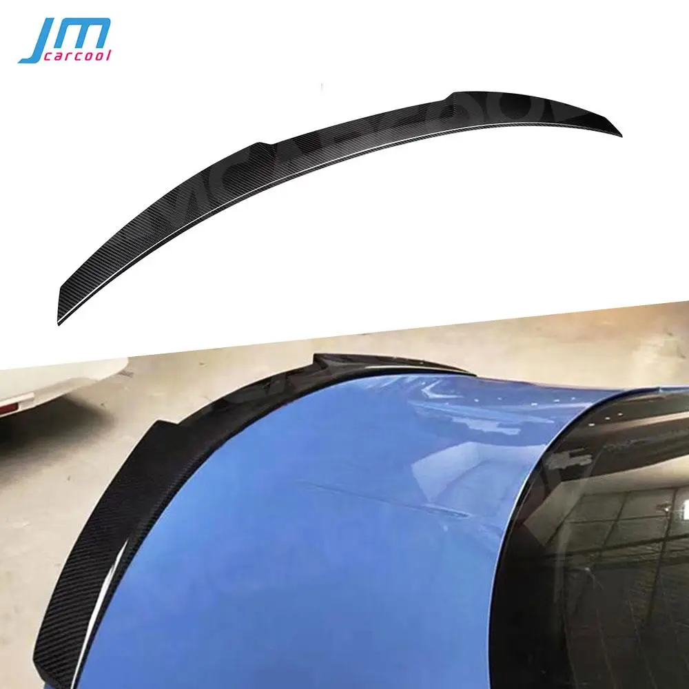 

Rear Boot spoiler wings For Infiniti Q50 Q50S 2014-2020 Rear Trunk Trim Sticker Carbon fiber