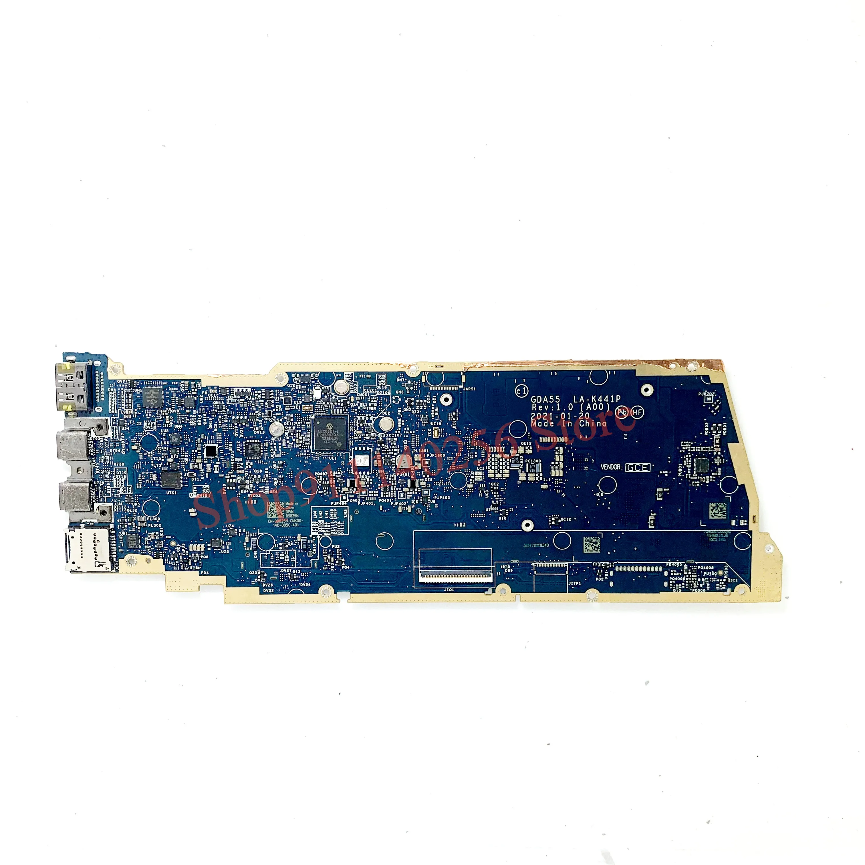 CN-09825N 09825N 09825N Laptop Motherboard For DELL 9520 GDA55 LA-K441P With SRK1F I7-1185G7 CPU 100% Full Working Well