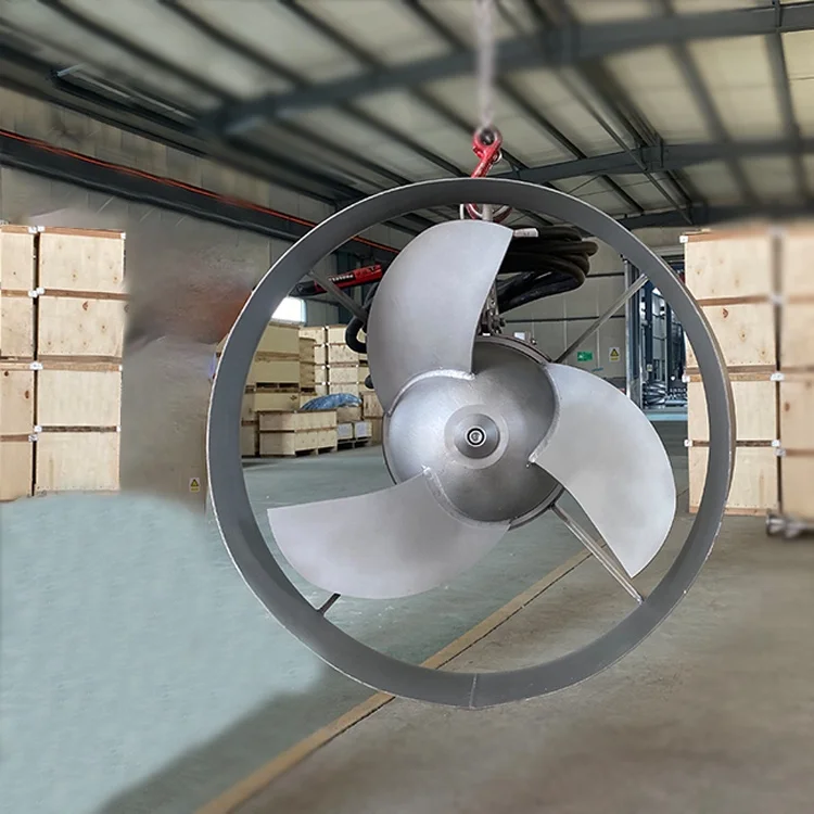 Roestvrijstalen dompelbare rioolwaterroerwerkpomp/roerder voor septische tank/onderwater dompelmixer