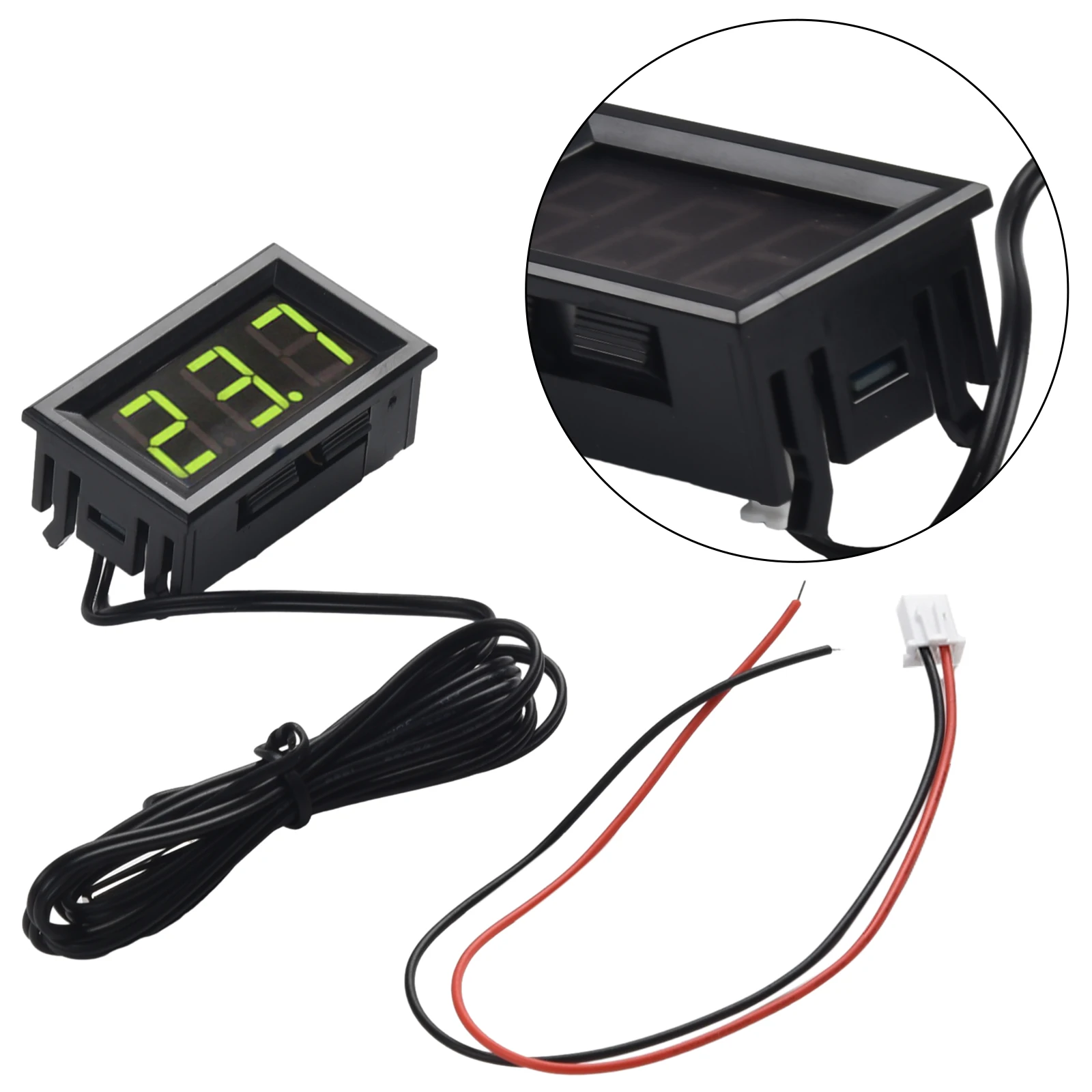 1m Probe Aquarium Terrarium -50~110°C 5-12V Thermometer Temperature Panel Meter Gauge Digital LED Kit HotNew New