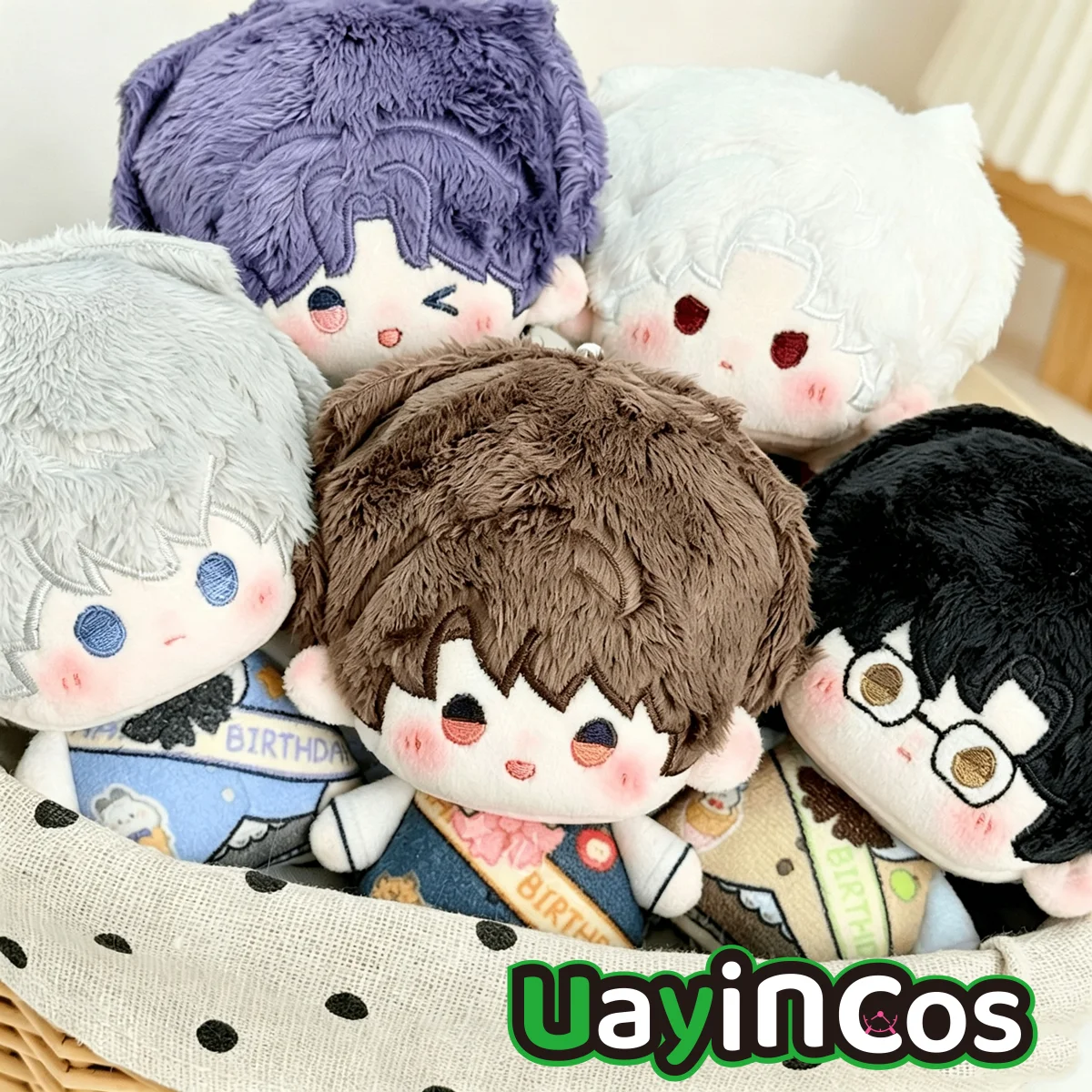 

In Stock 10cm Love and Deepspace Xavier Sylus Rafayel Caleb Stuffed Plushies Doll Clothes Keychain Bag 2026 Birthday Anime Game
