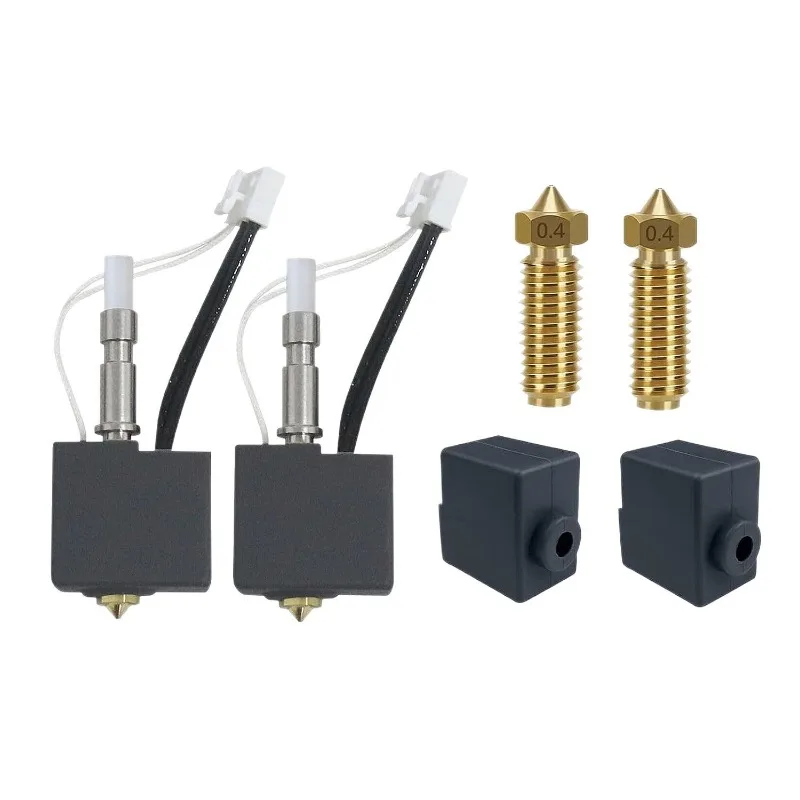 S1 Extruder Hotend Kit Brass Nozzle Print Head 3D Printer Replacement Parts