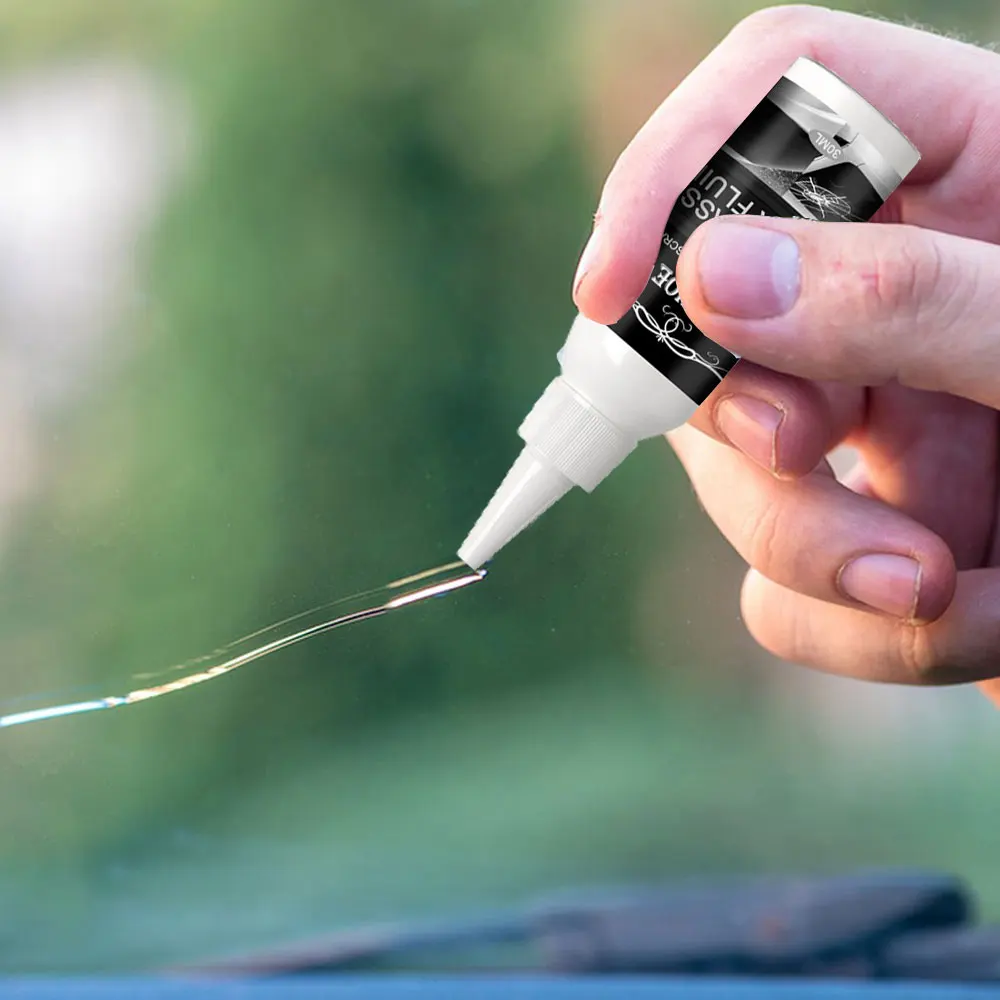 New Car Windshield Cracked Repair Tool Car Window Phone Screen Repair Kit Glass Curing Glue Auto Glass Scratch Crack Restore