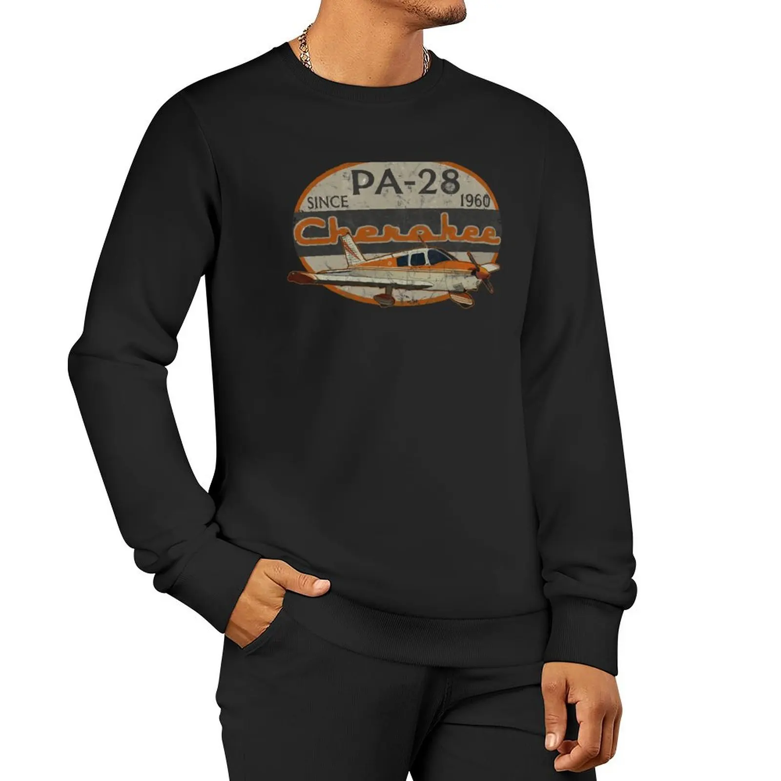 

PA-28 Piper Cherokee Since 1960 Retro Vintage Design Sweatshirt autumn male clothes sweatshirt male