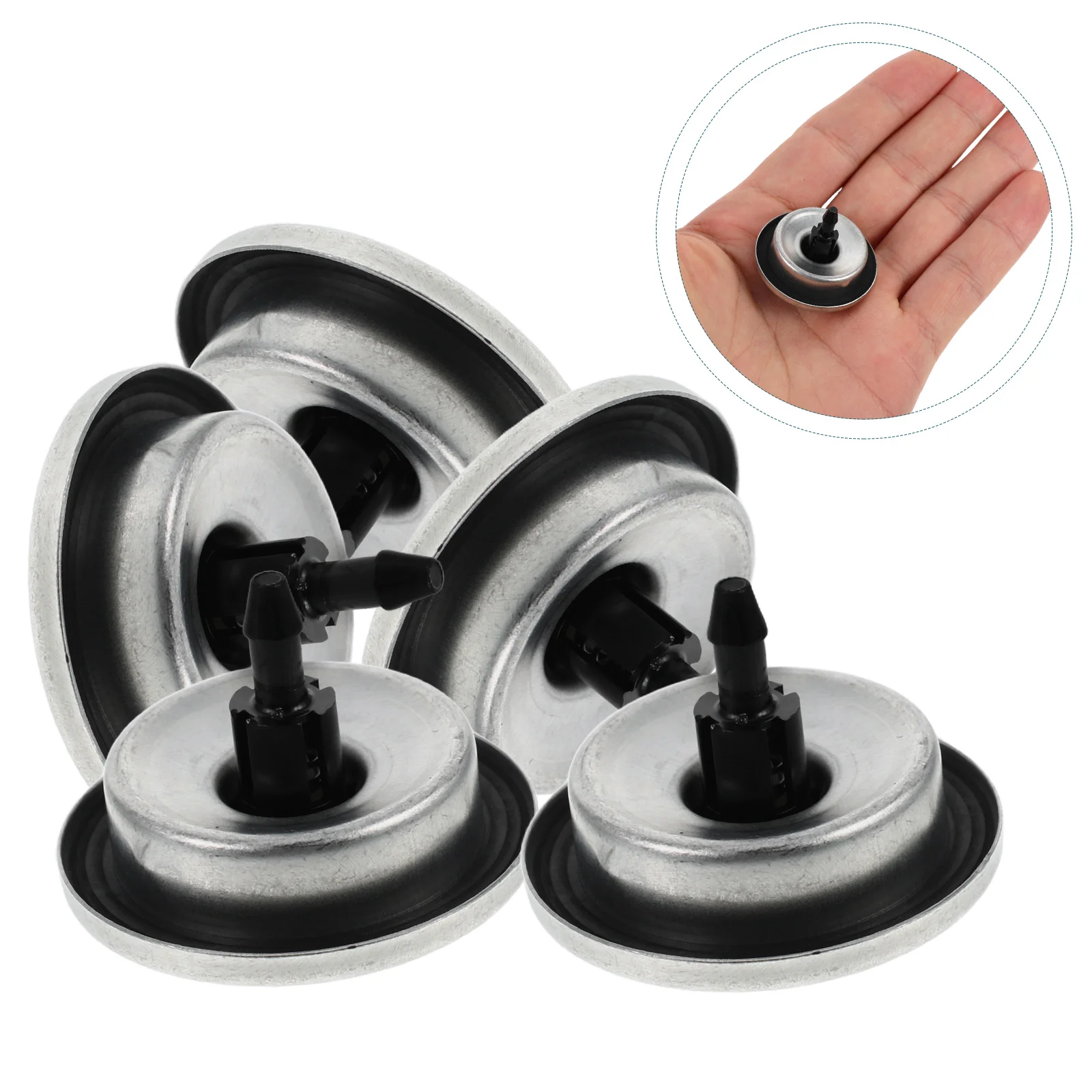 

20 шт. клапаны для распыления краски, серебряные насадки из нержавеющей стали для банок, аэрозольный адаптер, перевернутый клапан, оптовая поставка, многофункциональный инструмент