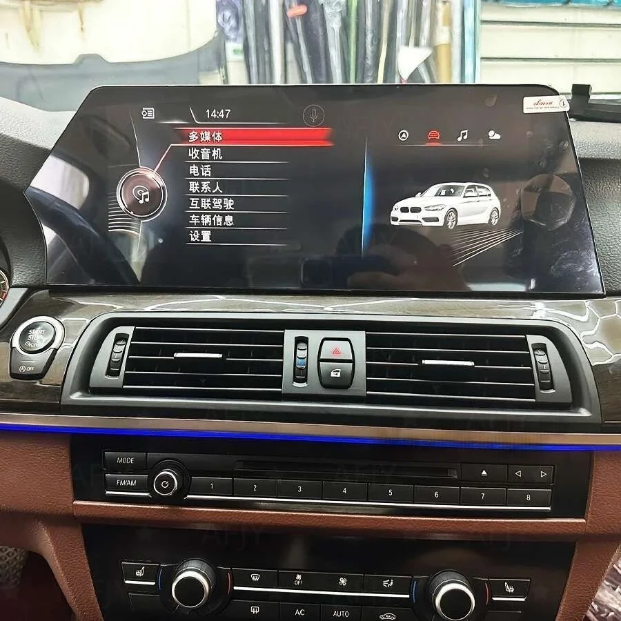 RHD 12.3inch Car Blade Screen For BMW 5 Series GT F10 F18 2011-2017 Android CarPlay Autoradio GPS Multimedia Player Stereo Navi