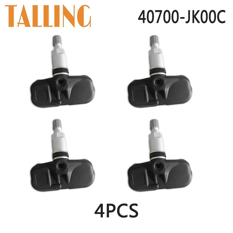 

40700-JK00C 4 шт. датчик давления в шинах TPMS для Infiniti EX35 FX35 FX50 G35 Q70 Y51 Nissan 370Z Rogue Cube Quest E52 40700JK00C