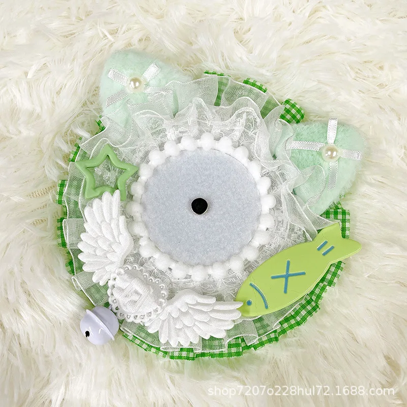 Cute cat fish bar holder 55-75mm Gumei badge DIY accessory pain pack filling material