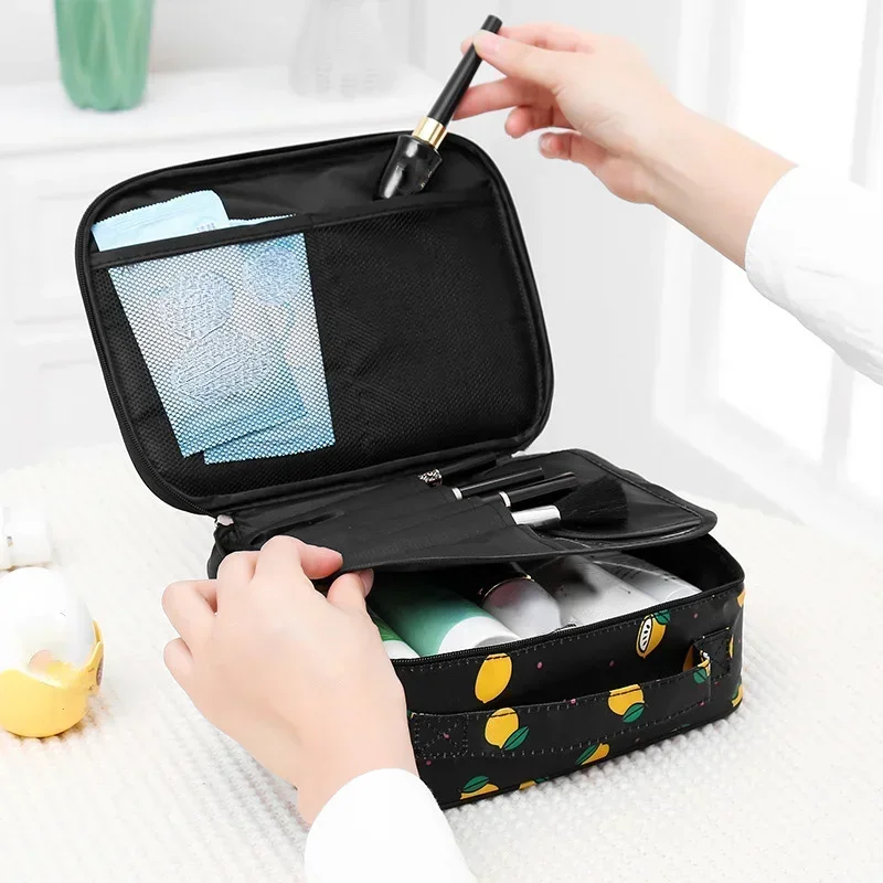 Men Women Bathroom Makeup Bag Cosmetic Case Travel Organizer Waterproof Women Large Beauty Make Up Bags Wash Storage Bags