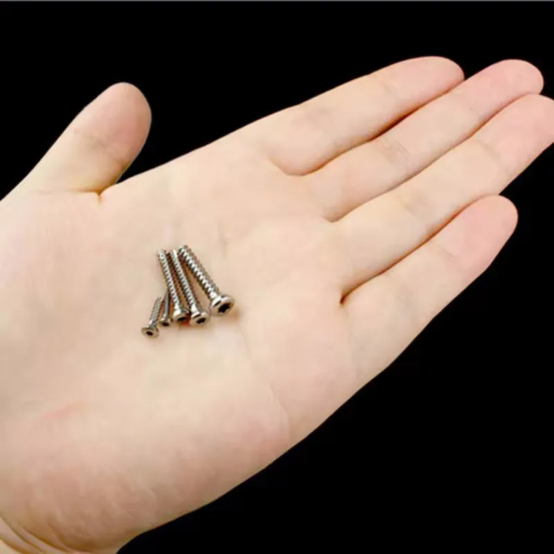 10Pcs Stainless Steel Self-tapping Screws For Small Animals And Pets