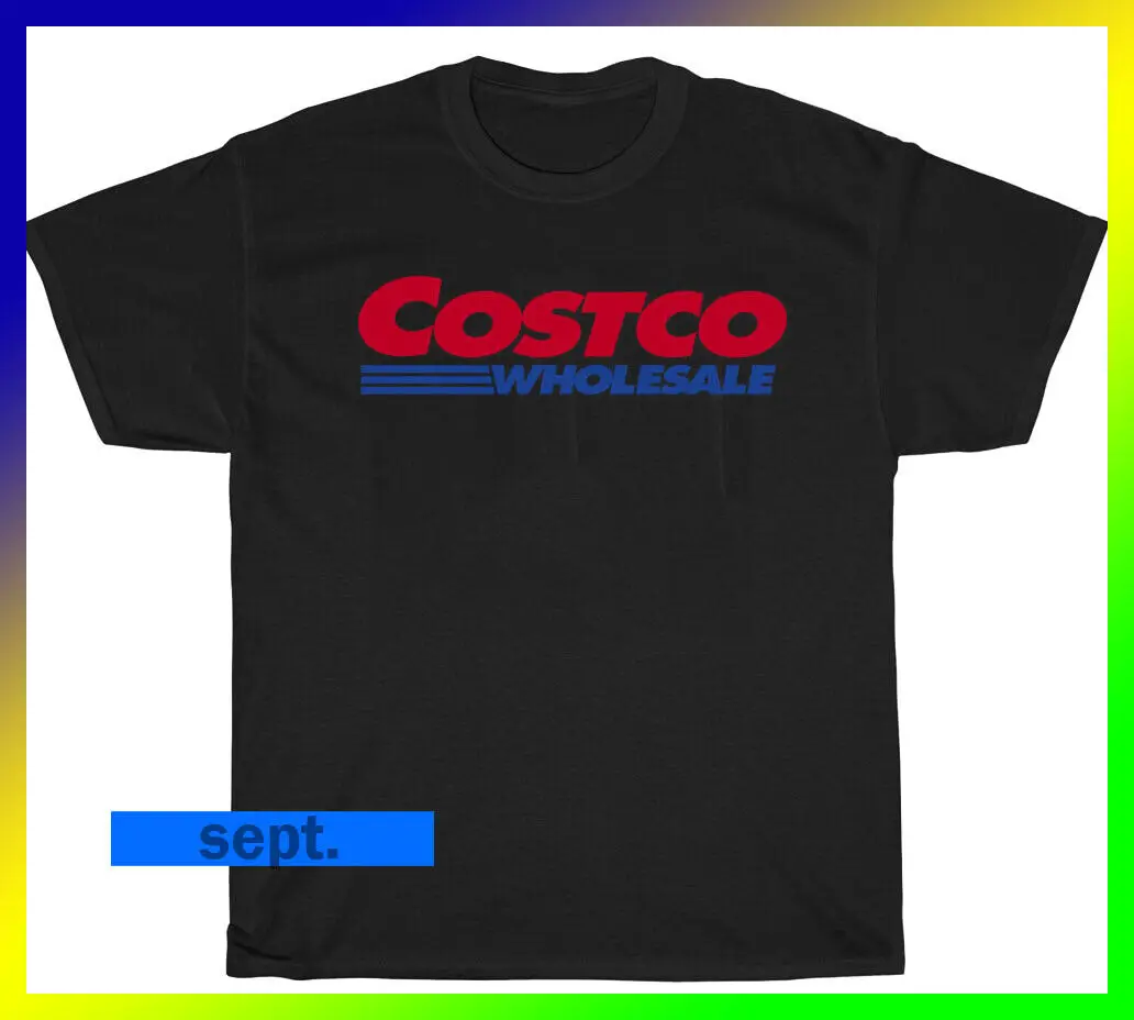 New item Costco Wholesale logo american funny Men's T shirt Size S-5XL