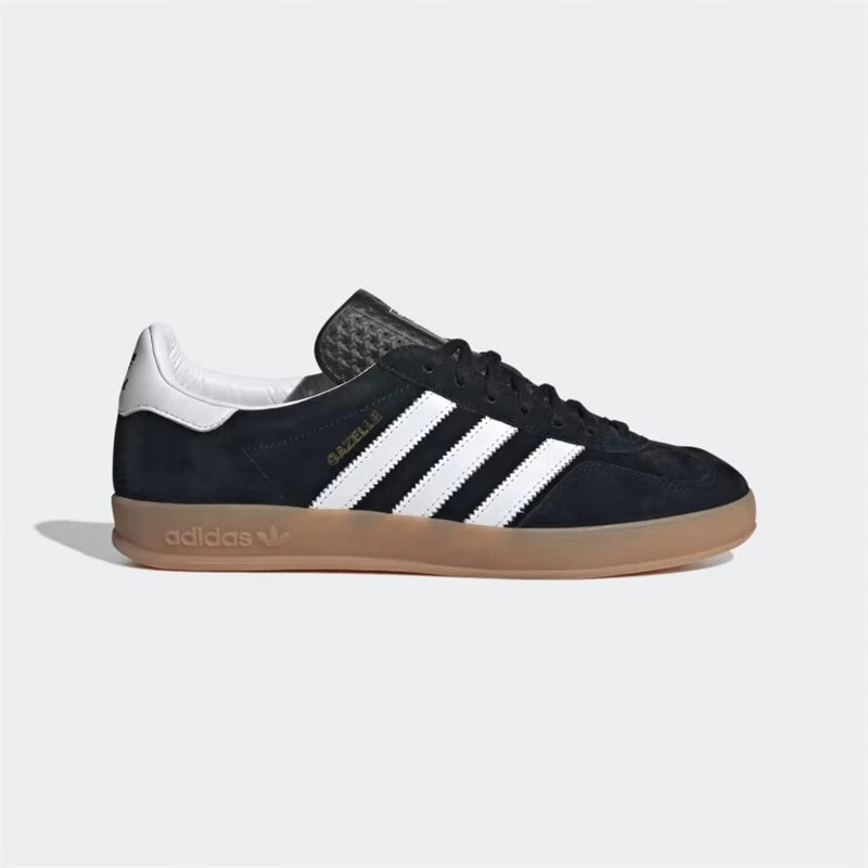 Adidas Originals Gazelle e Indoor Scarpe da tavola resistenti all'usura, leggere e basse da uomo nere