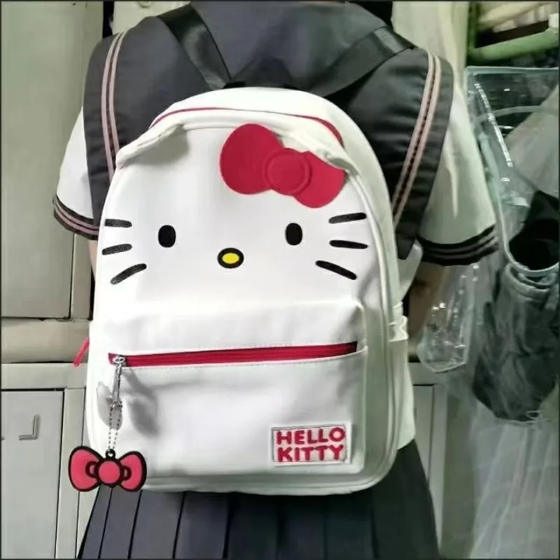 

Sanrio New Hello Kitty Kuromi My Melody Cinnamoroll School Bag Student Versatile Simple Backpack Fashion Trend Sense of Luxury