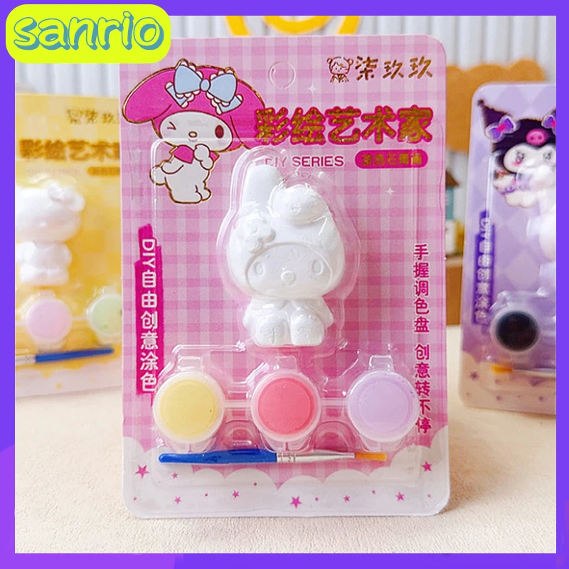 

New Sanliou Diy Painted Cartoon 3d Free Graffiti Gypsum Painting Environmentally Friendly Pigment Filling Mold Children'S Gift