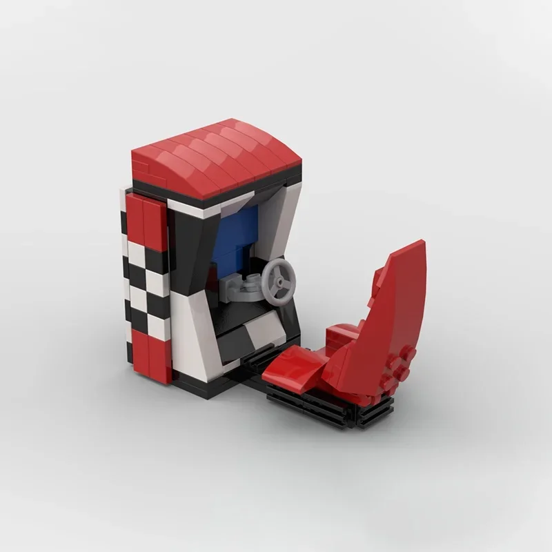 

158pcs MOC Race Arcade Game Model Building blocks Architecture toy Assemble DIY Christmas gifts creative Brick Kids Birthday