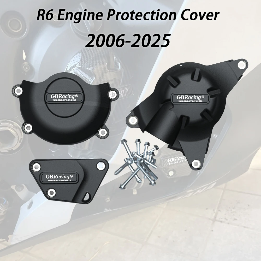 

For Yamaha YZF R6 Motorcycle Accessories Engine Protection Cover 2006-2025