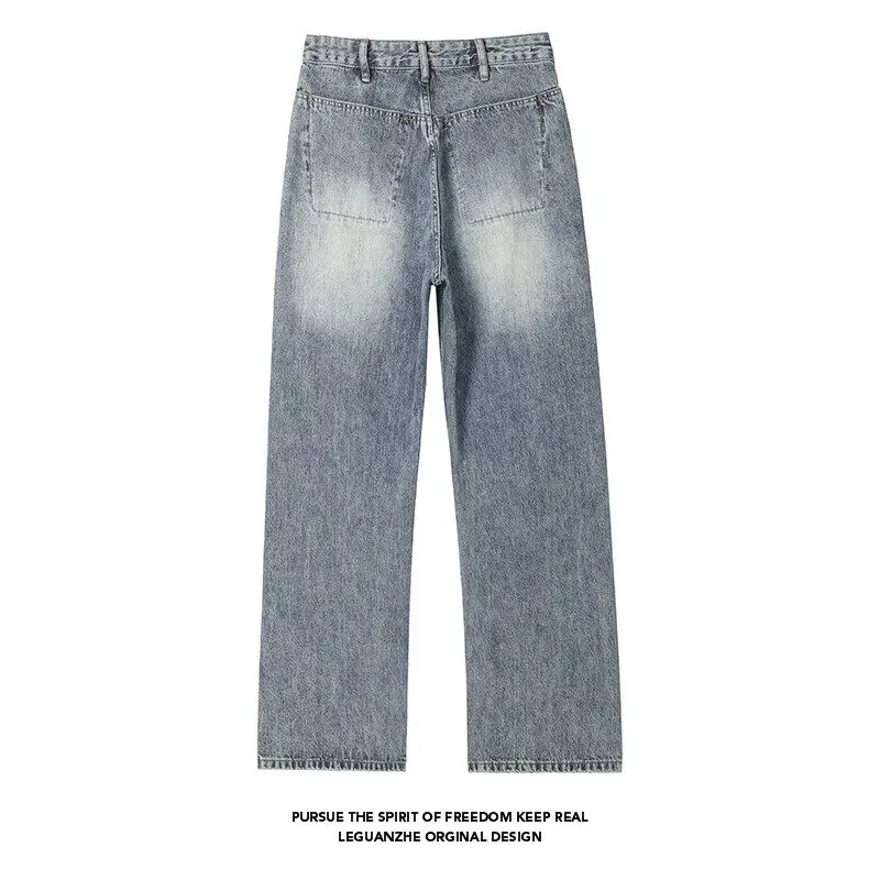 Streetwear Men's Fashion Jeans 2025 Slim Fit Stretch Comfort Spring Autumn Casual Denim Trousers Male Plus Size Washed Classic