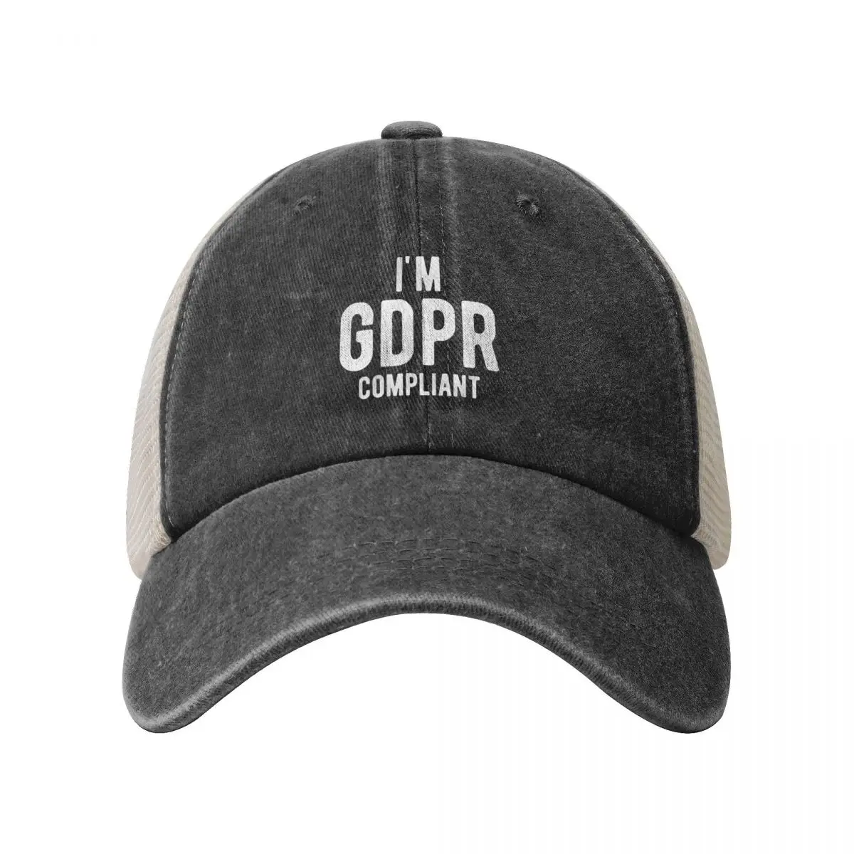 I'm GDPR compliant - General Data Protection Regulation #1 Baseball Cap Gentleman Hat Designer Hat Hood Vintage Women Men's