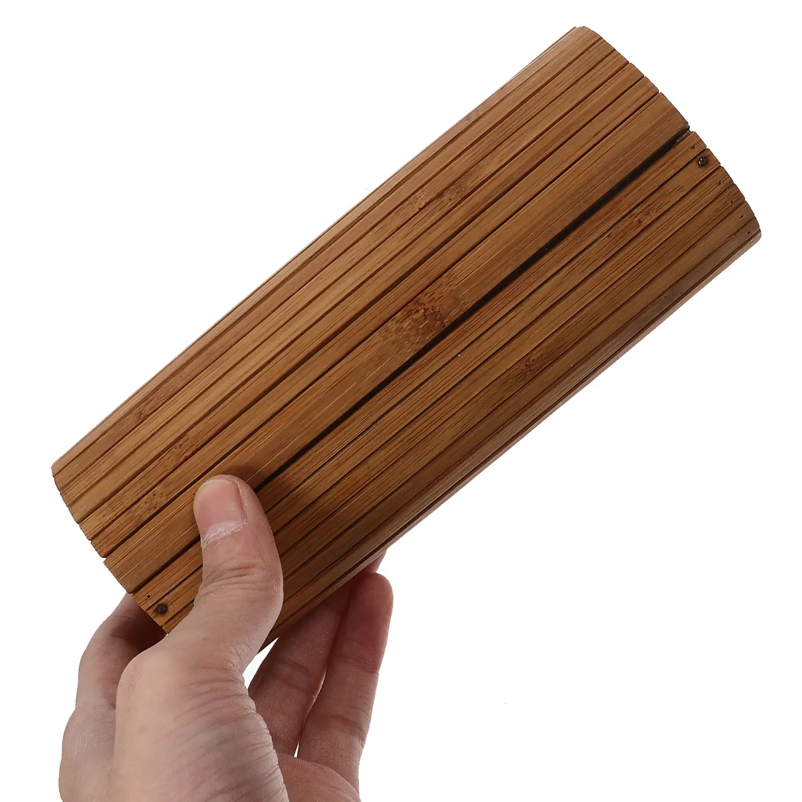 

Bamboo Glasses Case Stylish Handcrafted Clamshell Protector for Sunglasses Eyewear Storage Box Portable Container
