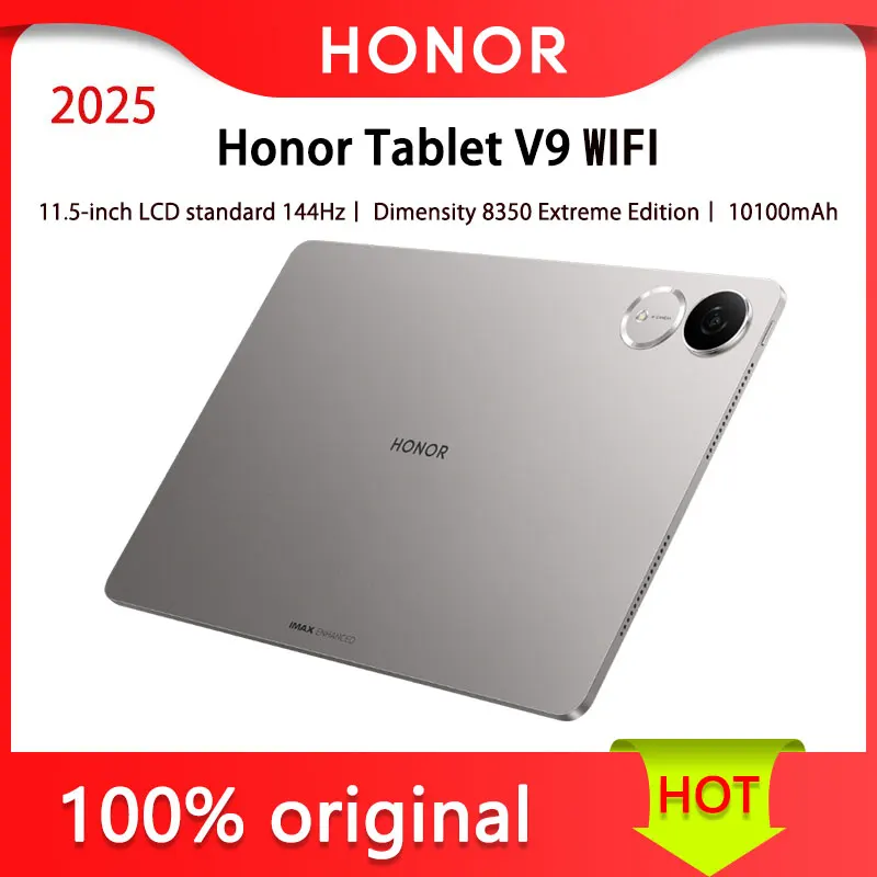 Honor Tablet V9 versão chinesa LCD de 11,5 polegadas padrão 144 Hz Dimensidade 8350 Extreme Edition 10100mAh