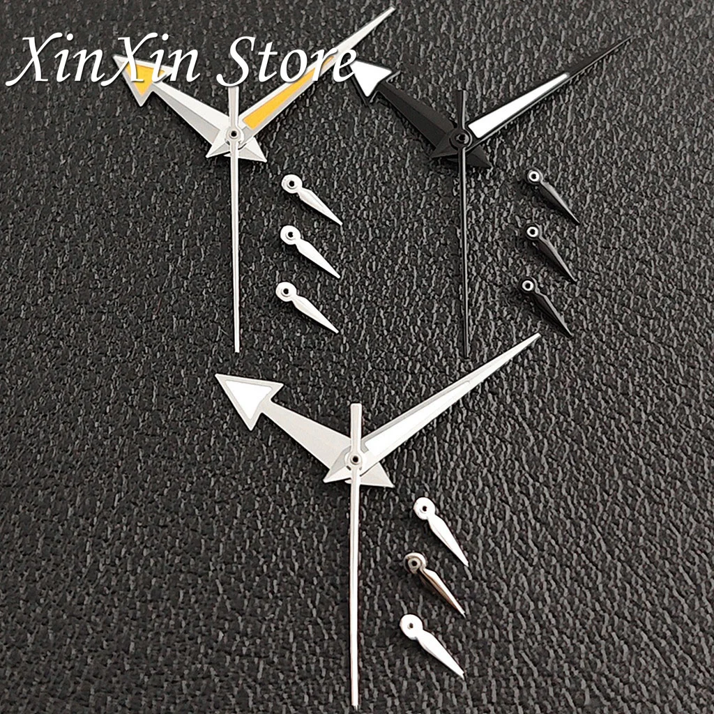Silver Orange Speedmaster series High Quality VK63 Watch Accessories 6 Watch Pins Pointer Suitable for VK63 VK64 Quartz Movement