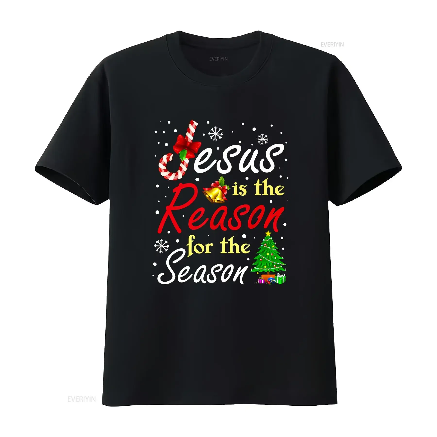 Women Christian Jesus The Reason Christmas Stocking Stuffer s T Shirt vintage Washed fashion Slightly Unisex Stylish