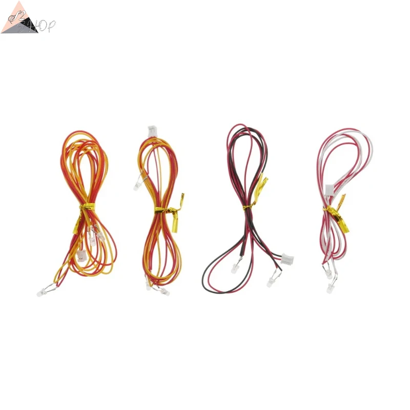 

WPL D12 D42 D64 D62 C74 Van Pickup Jimny Universal LED Light Kit RC Crawler DIY Upgrade Parts for Headlight & Tail Light