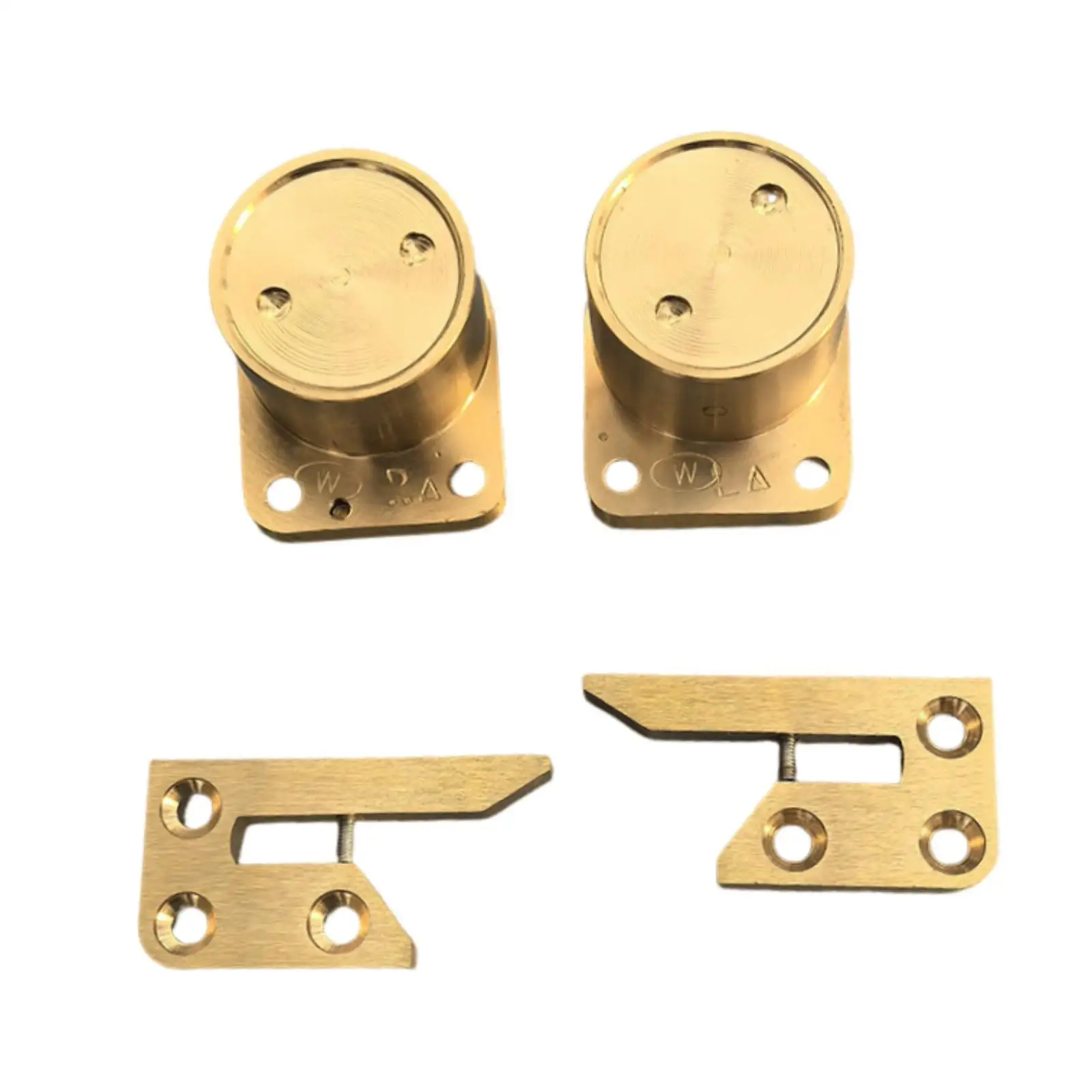 1 Pair Piano Slow Close Device Instrument Accessory Hand Guard for Smooth Descent Hydraulic Pressure Fallboard Brass