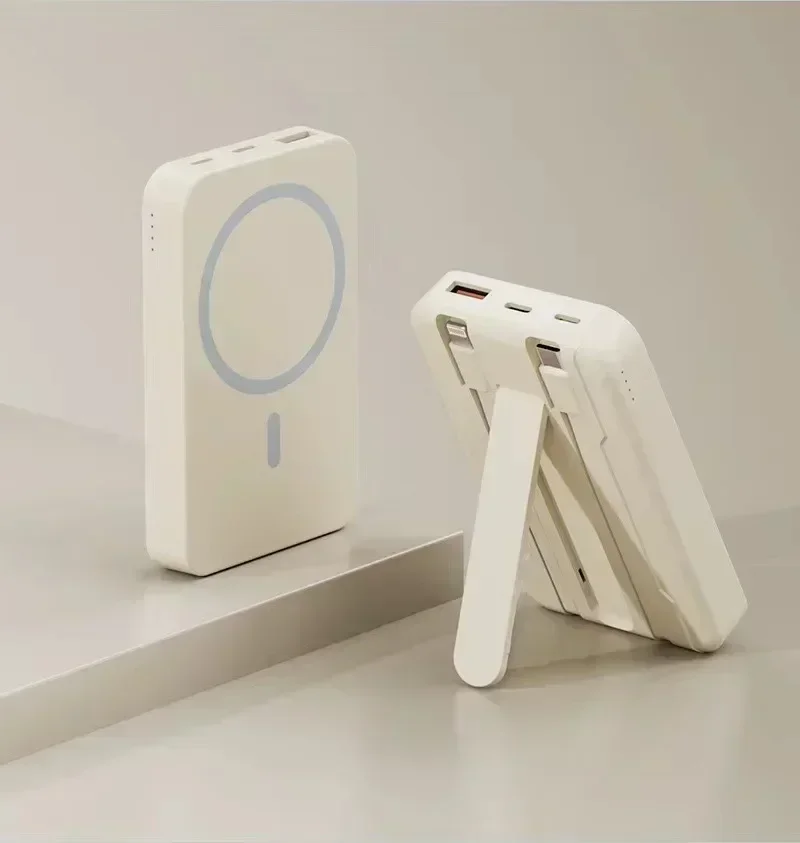 عرض ساخن لعام 2026 بنك طاقة Magsafe بقوة 10000 مللي أمبير في الساعة - شاحن لاسلكي حصري 20 وات شحن سريع مع كابل لهاتف iPhone