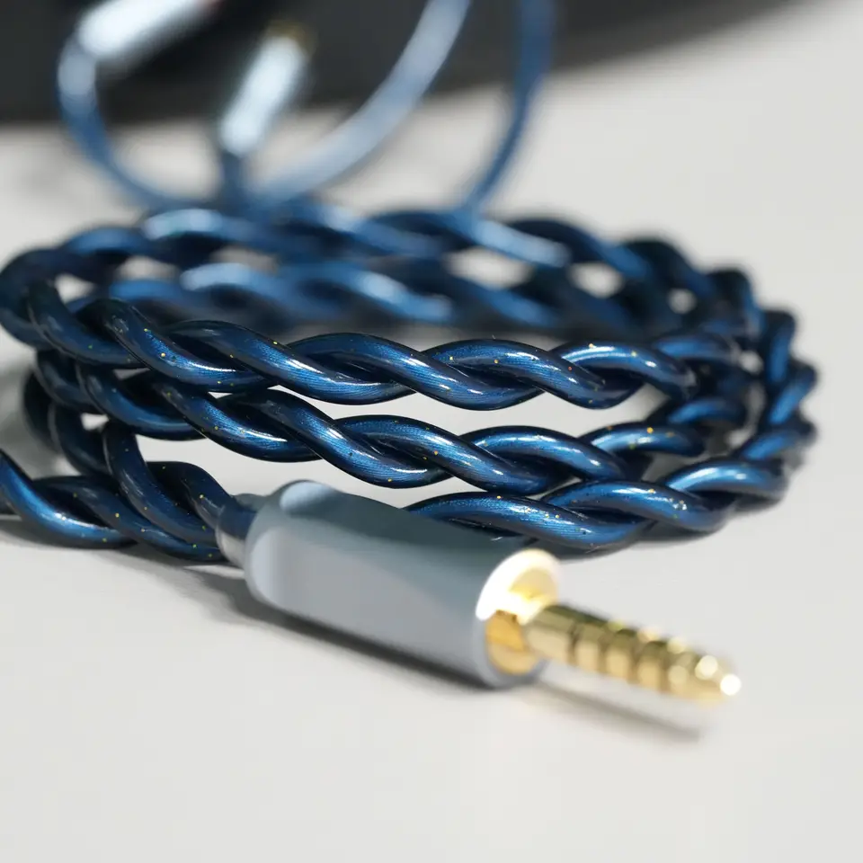IEMケーブル ST-Zero(3) MMCX/3.5mm3極/青 S40ed1cd6c9b043ebb9f3b5e10151e