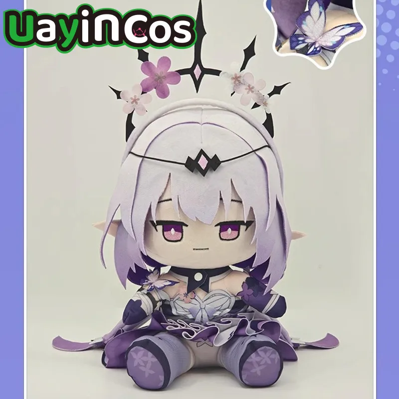 

В наличии 30 см Honkai: Star Rail Castorice, мягкая сидячая плюшевая кукла со скелетом, одежда, подушка, аниме-игрушка, подарок для детей