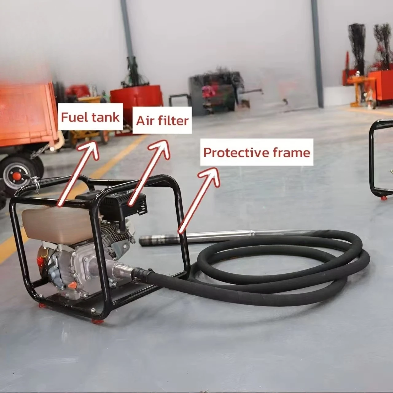 إدراج هزاز الخرسانة 50 مللي متر 4/6 متر ملموسة بوكر هزاز المكونات في قضيب البناء طين الخرسانة #2
