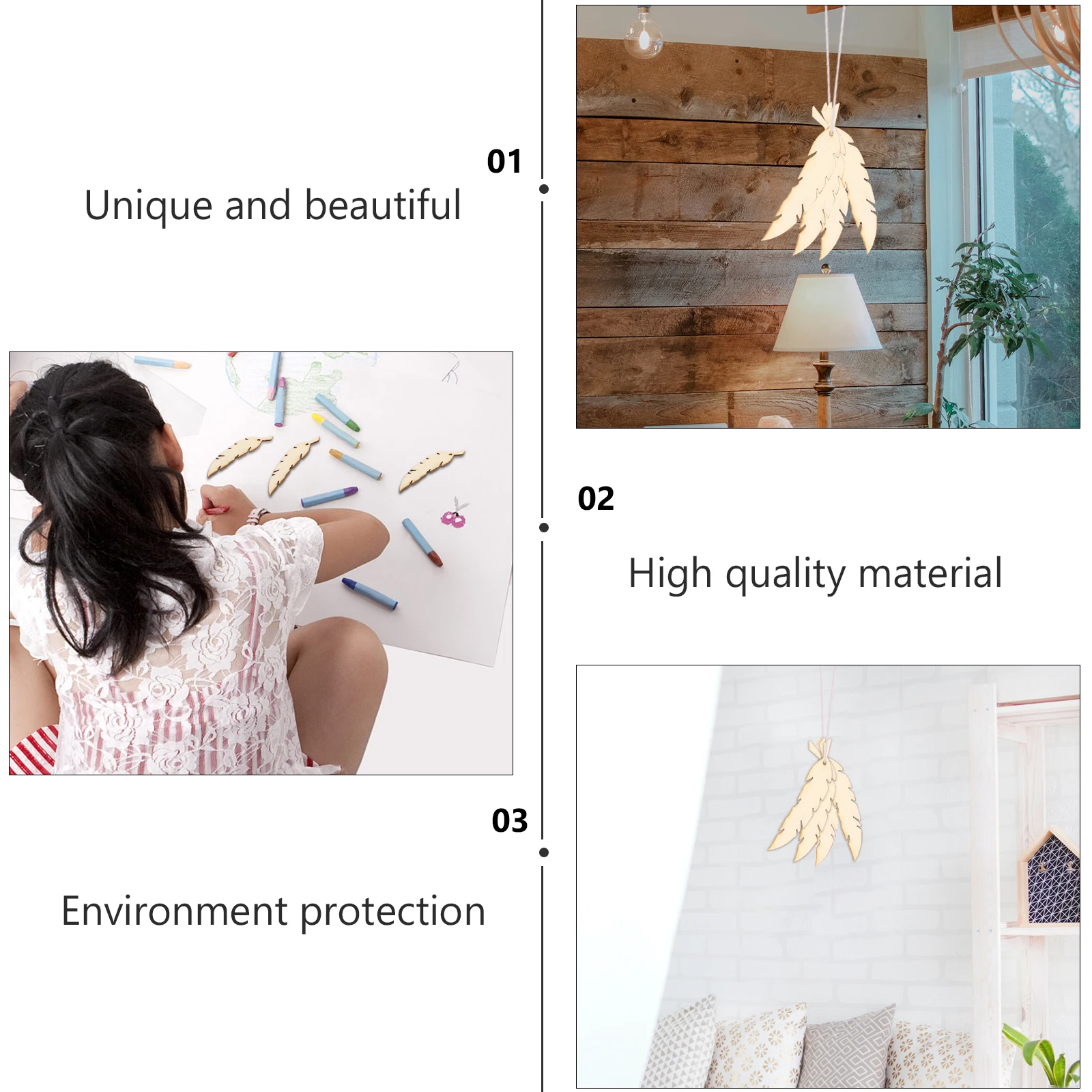

100pcs Home Decor Wall Hanging Decoration Pendant Wall Hanging Dream Catcher Decoration Office Crafts Gift