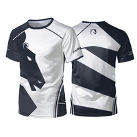Casual chic Mens T shirt Team Liquid Esports Uniform Short Sleeve CS GO LOL DOTA2 Games Contest T Shirt Breathable Sports Jersey