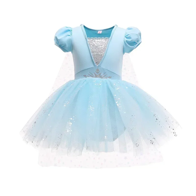 Children's dance clothes practice clothes jumpsuits performance clothes girls' summer lace skirts ballet dance skirts